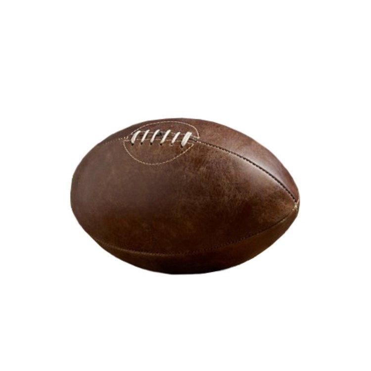 Мяч для регби T-SPO-OD-0014-Z, натуральная кожа, Brown, RESTORATION HARDWARE