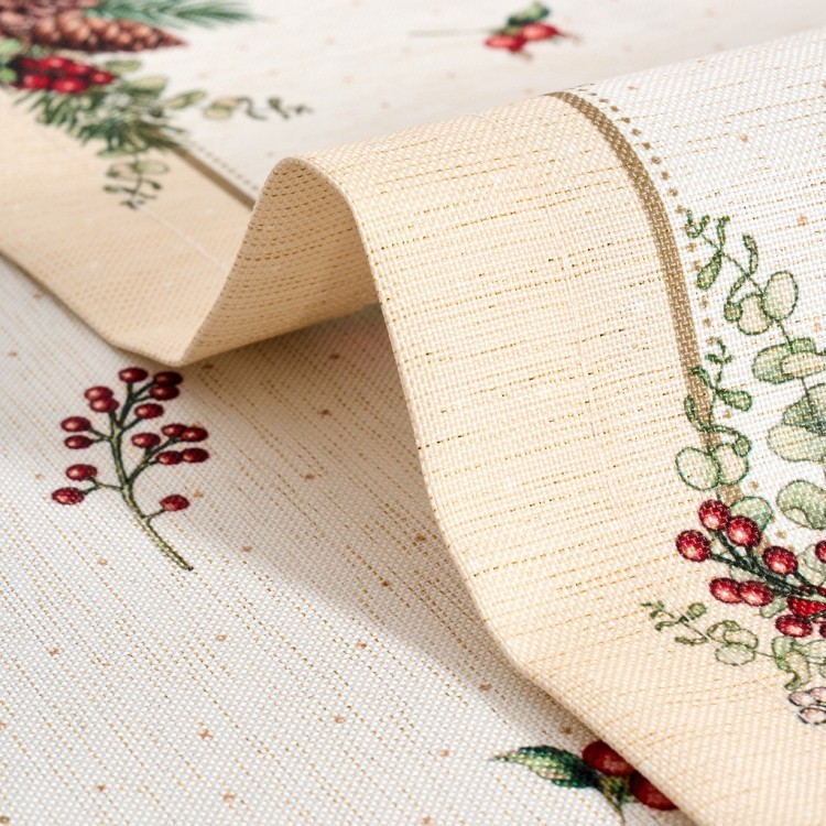 Салфетки 40х40 cm "celebration" набор 2шт, цвет: бежевый,  полиэстер 100% Lefard (986-001-87)