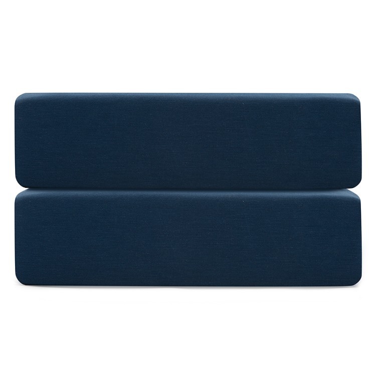 Простыня на резинке темно-синего цвета из коллекции essential, 160х200х30 см (73741)