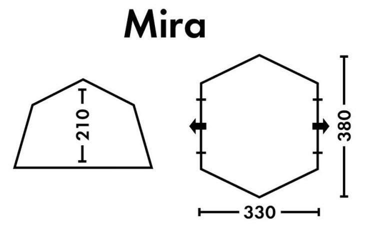 Тент-шатер быстросборный FHM Mira (59145)