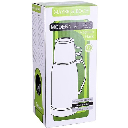 Термос 1,8л + 2 чашки ст/колба Mayer&Boch (31419)