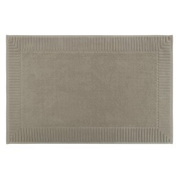 Коврик для ванной с фактурным бортиком бежево-серого цвета из коллекции essential, 50х80 см (80168)