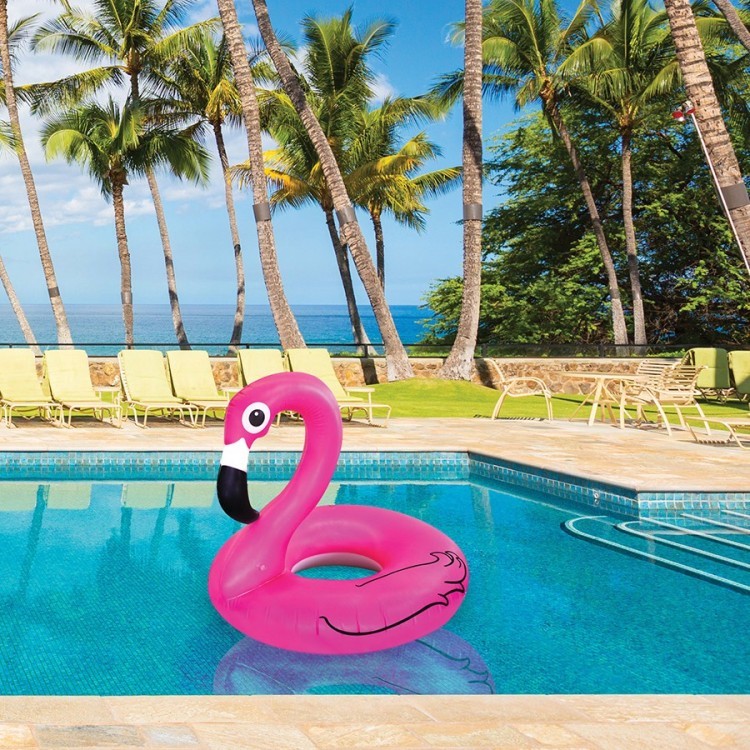 Круг надувной pink flamingo (56974)