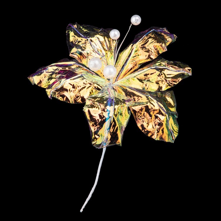 Цветок искусственный "магнолия" длина=28 см Lefard (535-324)