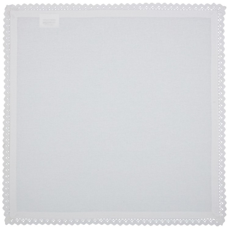 Комплект салфеток из 4-шт  "винтаж" 40х40 см ,кремовый+белый, 100% хлопок,твил SANTALINO (850-714-84)