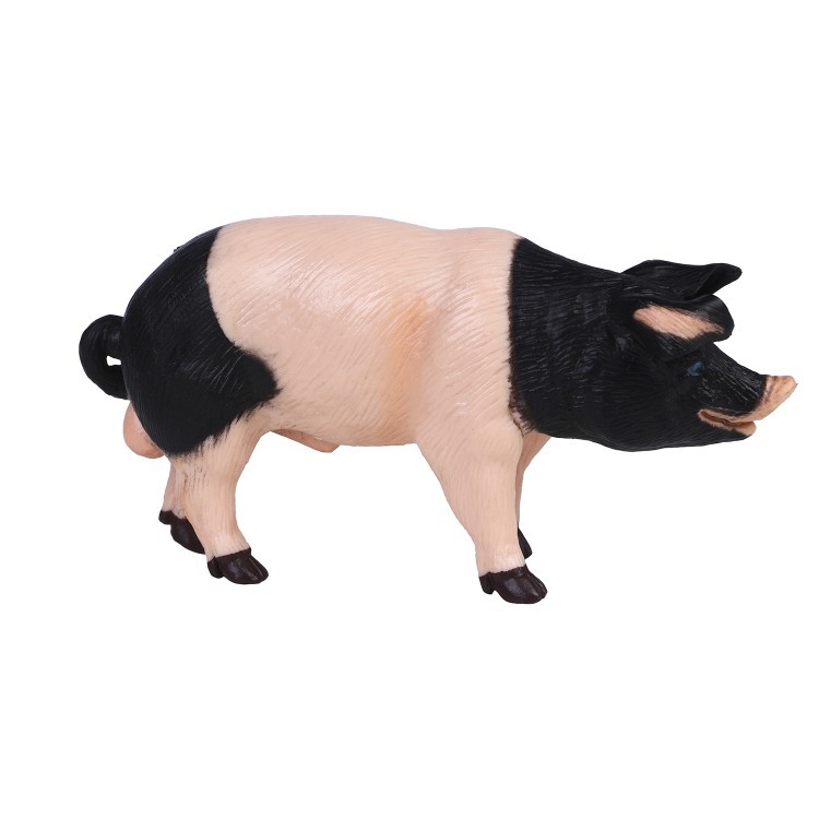 Фигурки животных серии "На ферме": семья свиней, фермер, ограждение (набор из 7 предметов) (MM215-332)