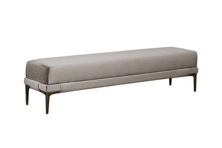 Банкетка Prima на метал опорах бежевая Velvet BEG 40*160*40см (TT-00015053) Банкетка Prima на метал опорах бежевая Velvet BEG 40*160*40см (TT-00015053)