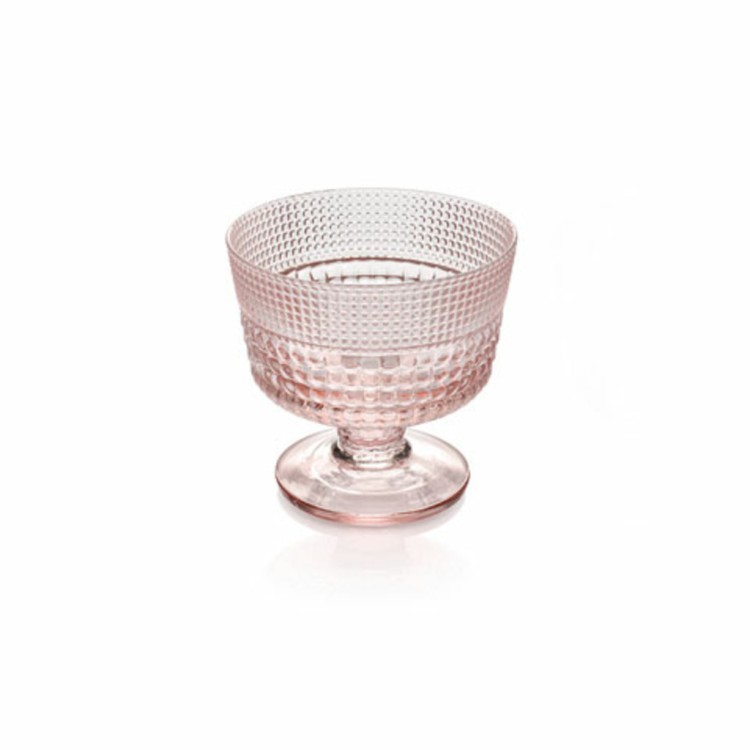 Креманка 7152.2, 11.2 см, стекло, pink, IVV