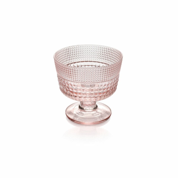 Креманка 7152.2, 11.2 см, стекло, pink, IVV