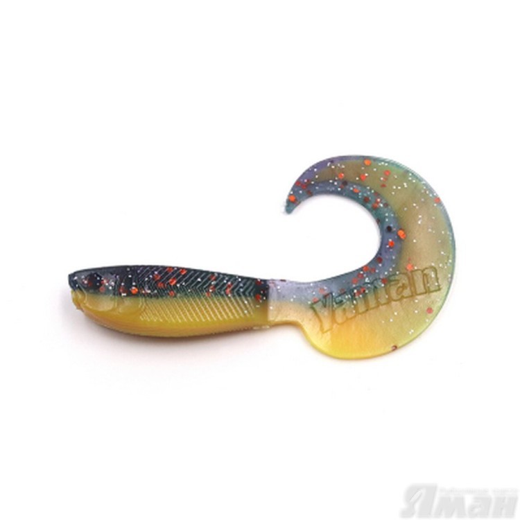 Твистер Yaman Mermaid Tail, 5" цвет 26 - Violet Chartreuse, 5 шт Y-MT5-26 (70708)