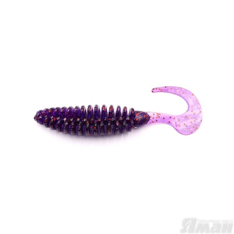 Твистер Yaman Battery Tail, 5", цвет 08 - Violet, 3 шт Y-BT5-08-3 (70656)