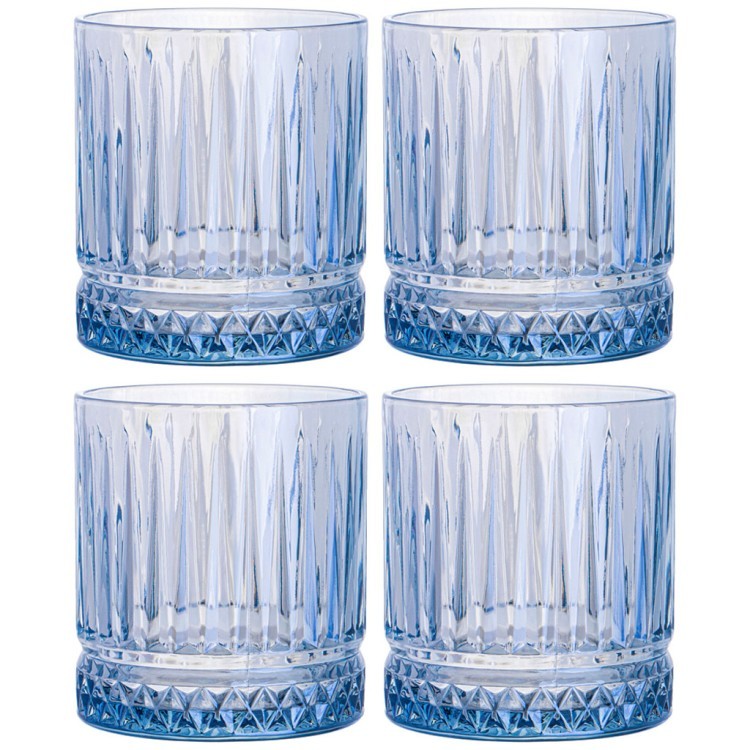 Набор стаканов из 4 шт  "lines" blue 310мл Lefard (691-055)