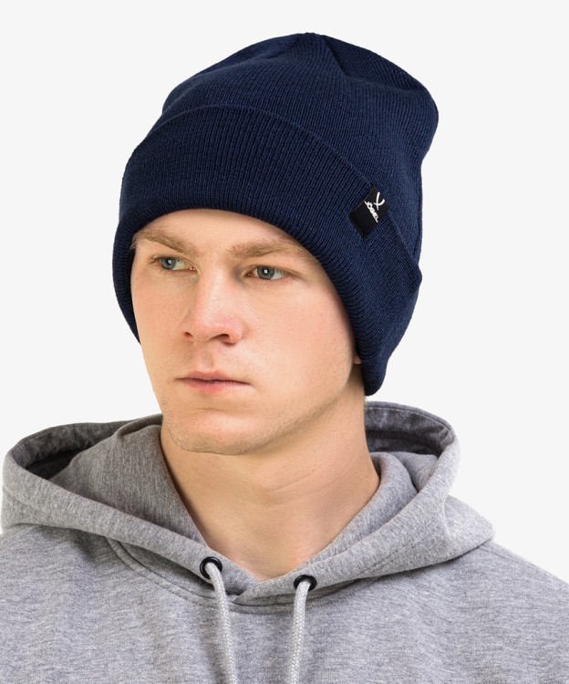 Шапка ESSENTIAL PerFormDRY High Beanie, темно-синий (1734620) Шапка ESSENTIAL PerFormDRY High Beanie, темно-синий (1734620)