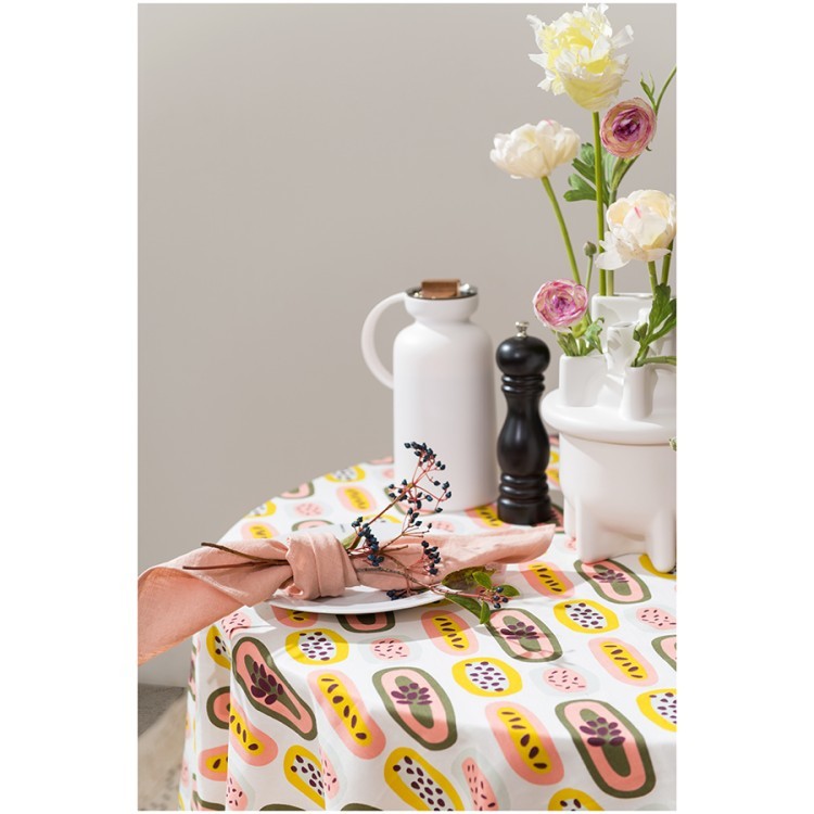 Скатерть на стол с принтом passion fruit из коллекции wild, 170х170 см (65695)