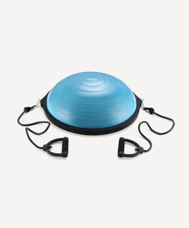 Полусфера STARFIT "BOSU" GB-502 с эспандерами, с насосом, синий (2107974)