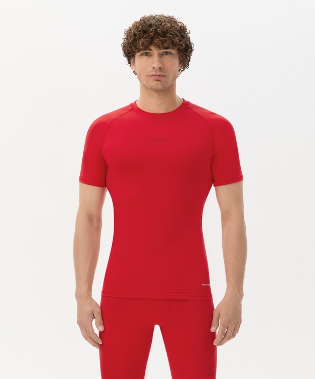 Футболка компрессионная с коротким рукавом JOGEL CAMP PerFormDRY Baselayer SS Tee, красный (2116451)