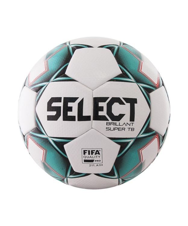 Мяч футбольный Brillant Super FIFA 810108, №5, белый/зеленый/черный (741825)