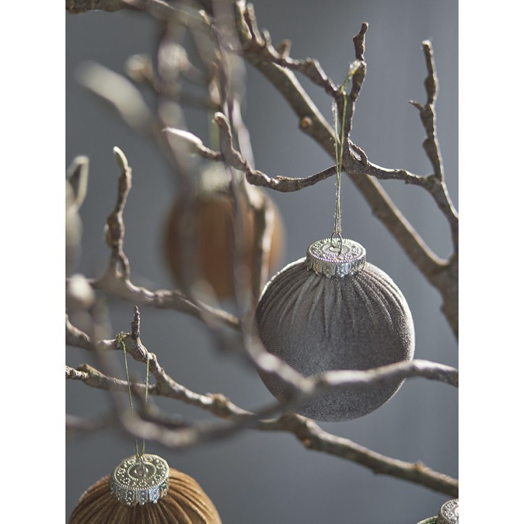 Набор ёлочных украшений velvet christmas из коллекции new year essential, 6 шт. (78277)