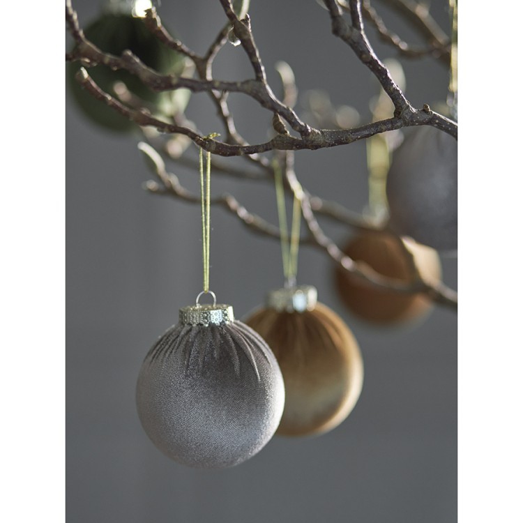 Набор ёлочных украшений velvet christmas из коллекции new year essential, 6 шт. (78277)