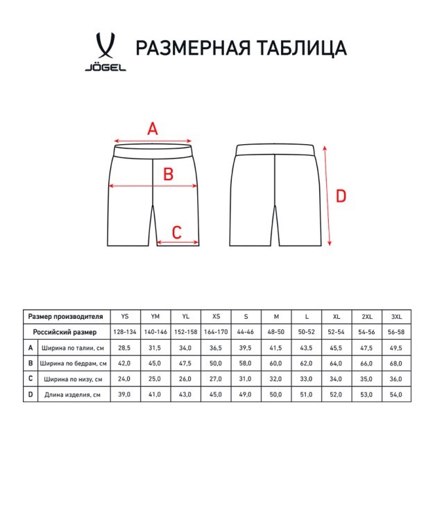 Шорты баскетбольные JOGEL CAMP Basic, темно-синий (2095686)