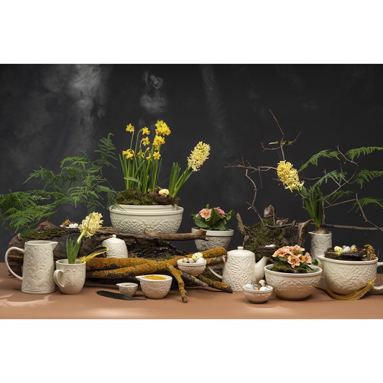 Сахарница birds of paradise, 400 мл, кремовая (75079)