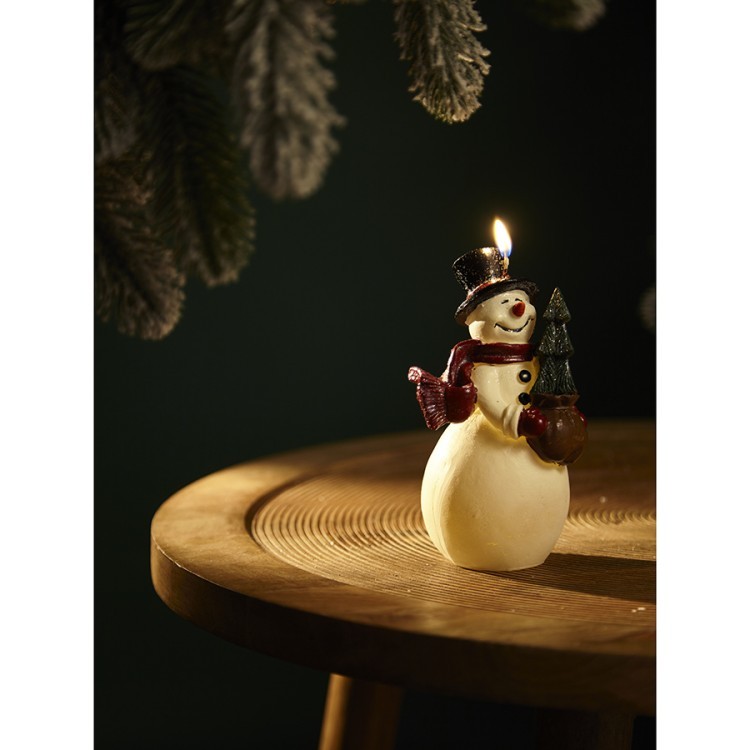 Свеча декоративная festive snowman из коллекции new year essential, 15 см (78353) Свеча декоративная festive snowman из коллекции new year essential, 15 см (78353)