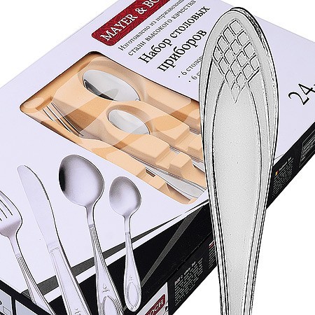 Набор столовых приборов 24 предмета нерж/ст Mayer&Boch (40540) Набор столовых приборов 24 предмета нерж/ст Mayer&Boch (40540)