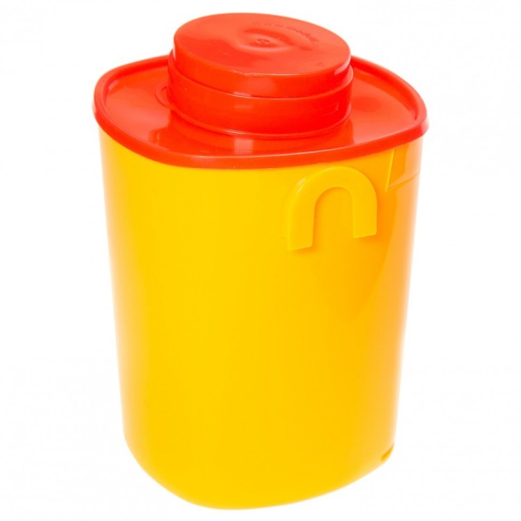Контейнер для сбора отходов острого инструмента 1,5 л к-т 30 шт желтый класс Б СЗПИ 630921 (1) (95969)