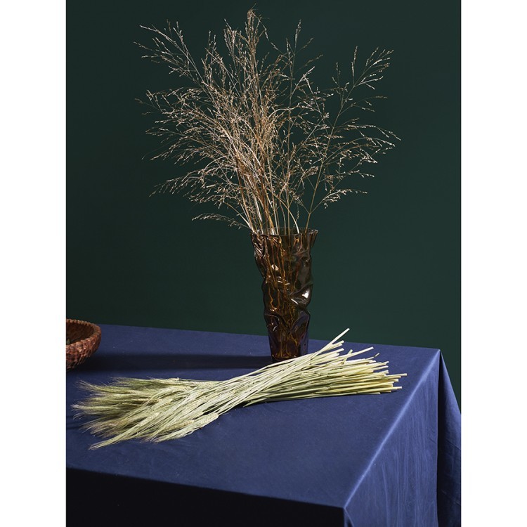 Ваза crumpl, 32 см, коричневая (76186)