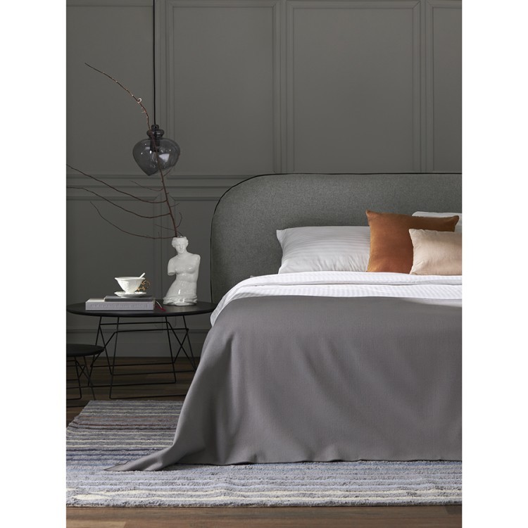 Набор наволочек из страйп-сатина из коллекции essential, 70х70 см (77143)