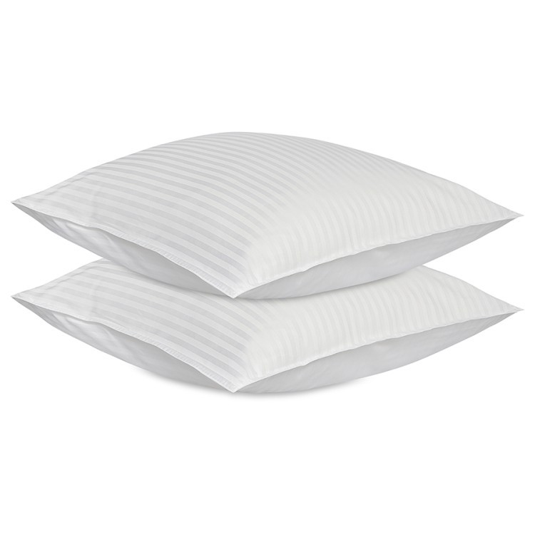 Набор наволочек из страйп-сатина из коллекции essential, 70х70 см (77143)