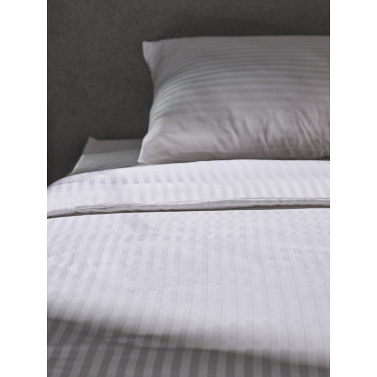 Набор наволочек из страйп-сатина из коллекции essential, 70х70 см (77143)