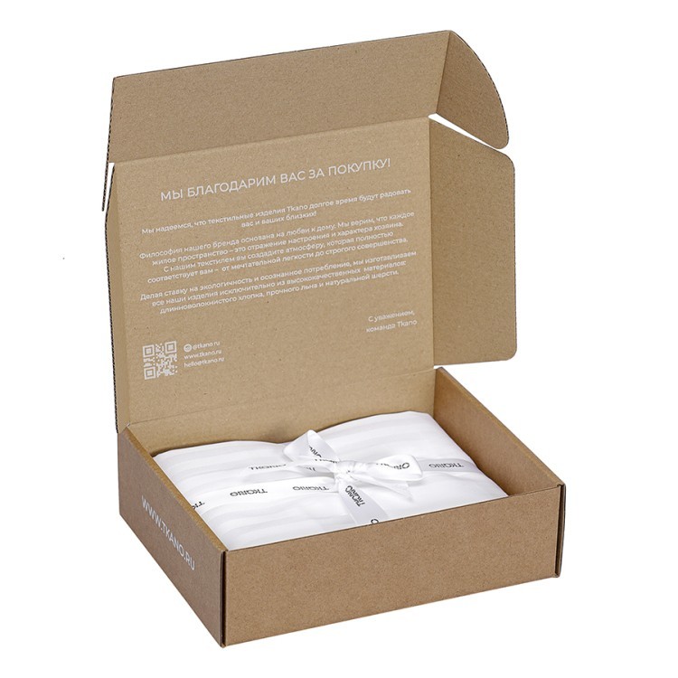 Набор наволочек из страйп-сатина из коллекции essential, 70х70 см (77143)