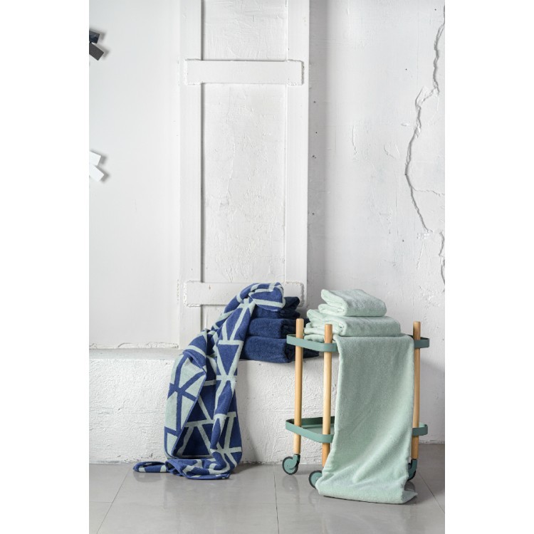 Полотенце для лица темно-синего цвета из коллекции essential, 30х50 см (63350)