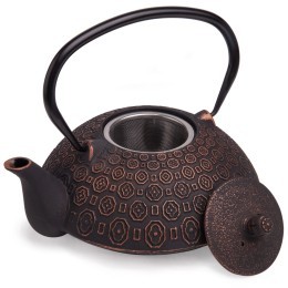 Заварочный чайник чугунный с эмалированным покрытием внутри 1200 мл Lefard (734-1009)