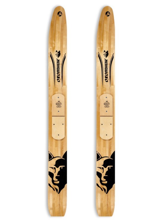 Лыжи Охотник деревянные Маяк 185*15 см (61201)
