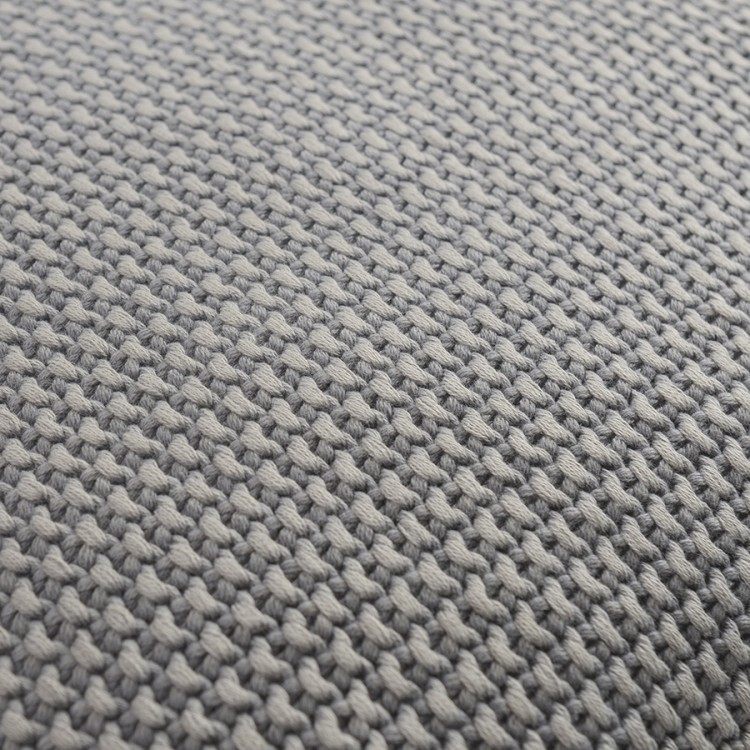 Подушка декоративная из стираного хлопка серого цвета из коллекции essential, 45х45 см (74419)