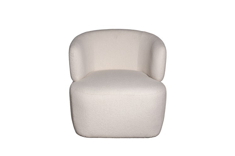 Кресло Tirolo букле белое 73*79*76см (TT-00015265)