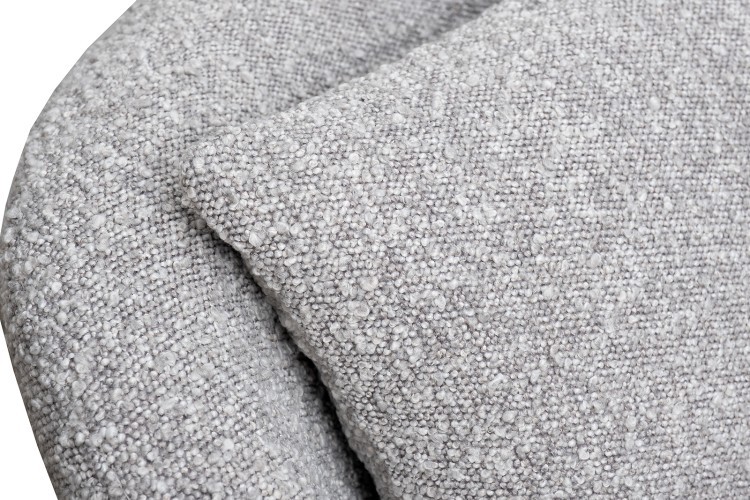 Кресло Verona вращающееся, букле серый Orso-SER/бронза 70*77*80см (TT-00016876)