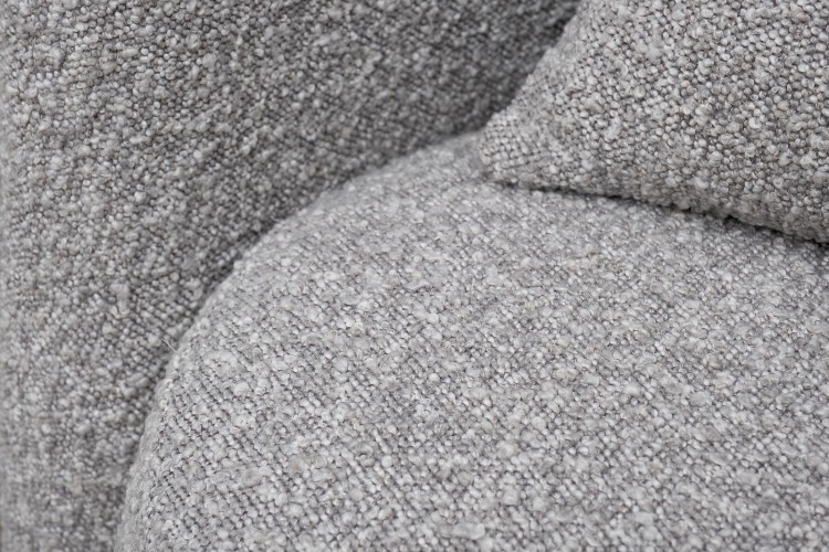 Кресло Verona вращающееся, букле серый Orso-SER/бронза 70*77*80см (TT-00016876)