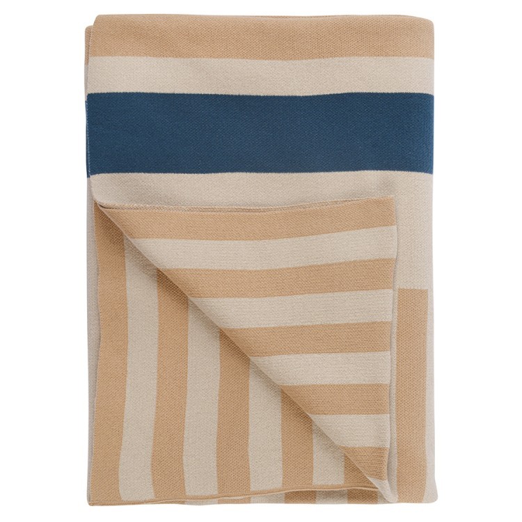 Плед из хлопка с рисунком tulip garden из коллекции terra, 130х180 см (74546)