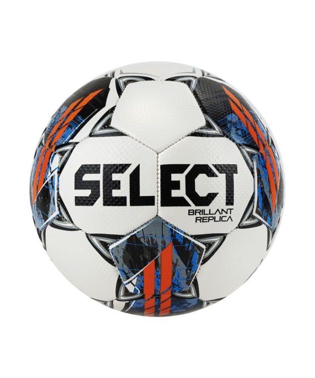 Мяч футбольный Brillant Replica, №5, белый/оранжевый/синий (2095286)