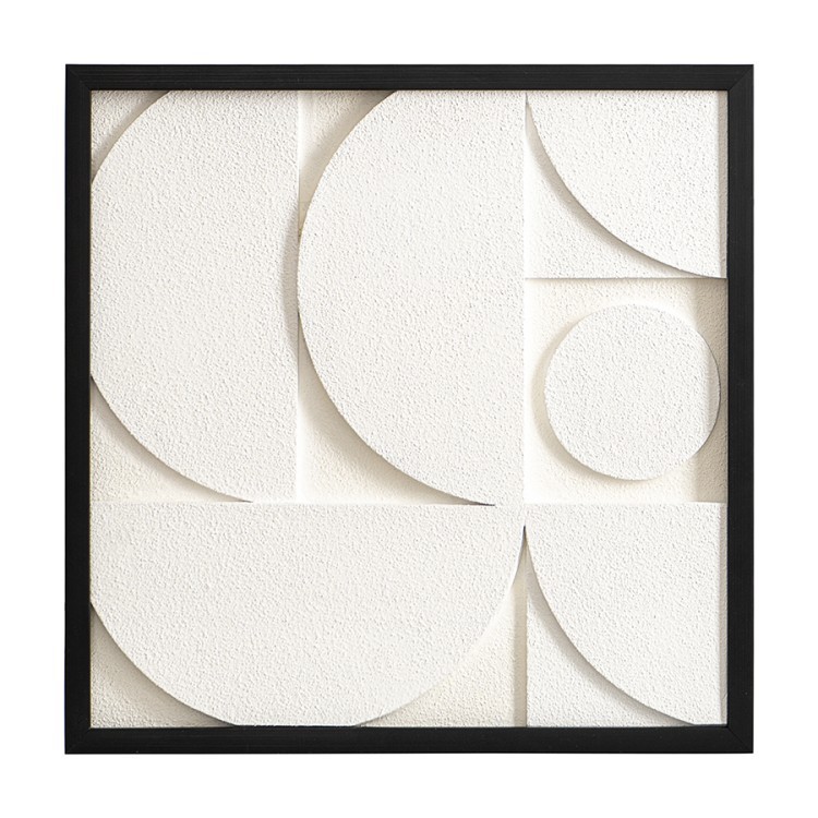 Панно декоративное с эффектом 3d minimalism, с черной рамой, 40х40 см (76492) Панно декоративное с эффектом 3d minimalism, с черной рамой, 40х40 см (76492)