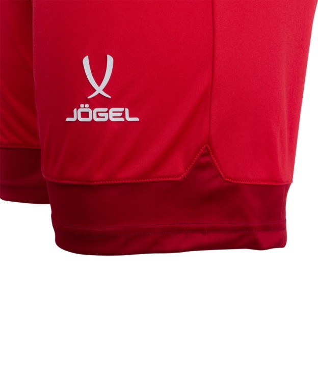 Шорты игровые JÖGEL DIVISION PerFormDRY Union Shorts, красный/темно-красный/белый (2101137)