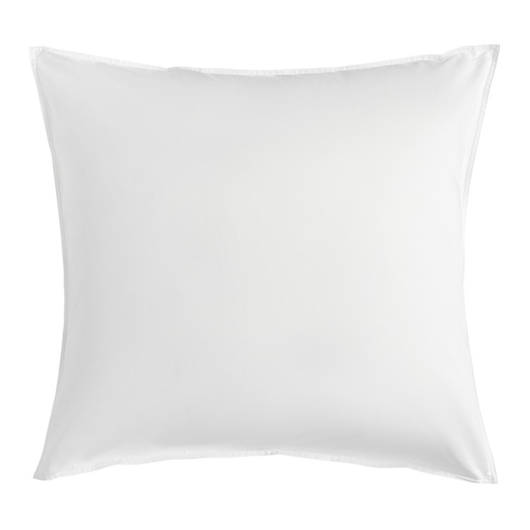 Набор наволочек из плотного сатина белого цвета из коллекции essential, 70х70 см (77134)