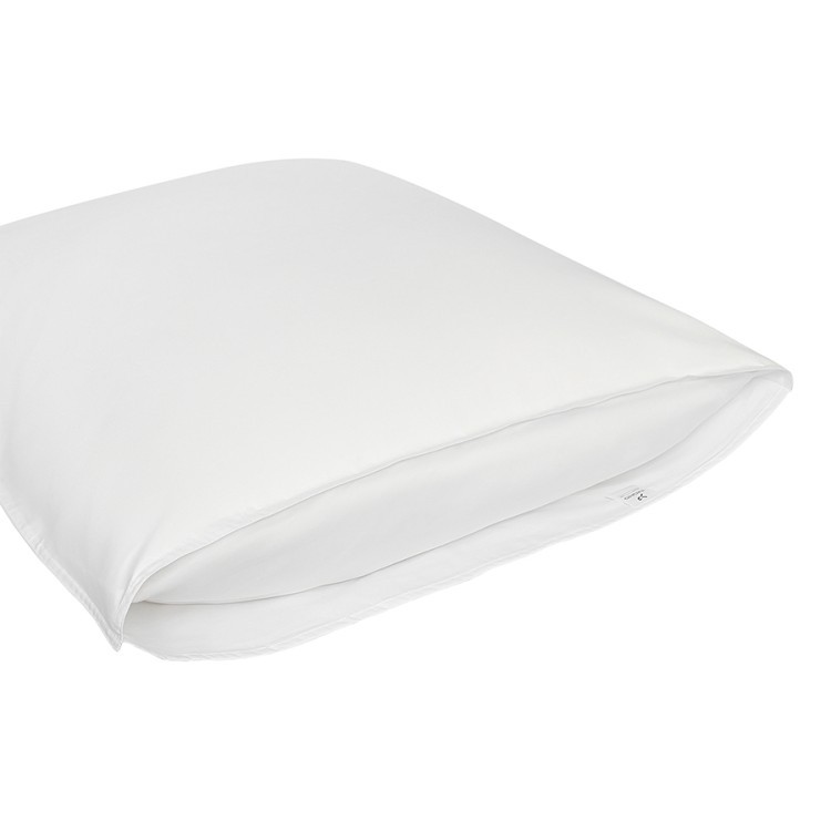 Набор наволочек из плотного сатина белого цвета из коллекции essential, 70х70 см (77134)