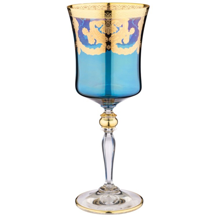 Набор бокалов для вина/воды из 6 штук 300мл "veneziano сolors" ART DECOR (326-078) Набор бокалов для вина/воды из 6 штук 300мл "veneziano сolors" ART DECOR (326-078)