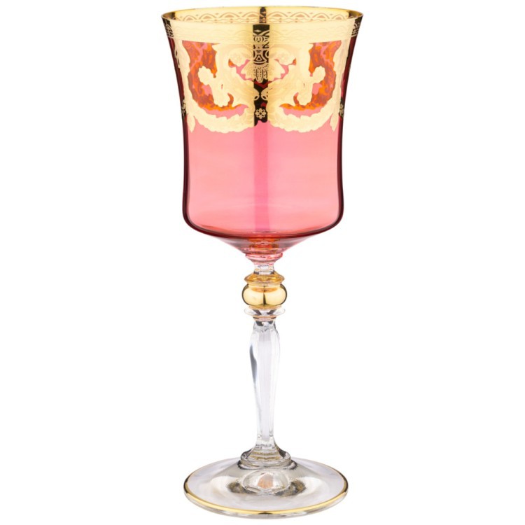 Набор бокалов для вина/воды из 6 штук 300мл "veneziano сolors" ART DECOR (326-078) Набор бокалов для вина/воды из 6 штук 300мл "veneziano сolors" ART DECOR (326-078)