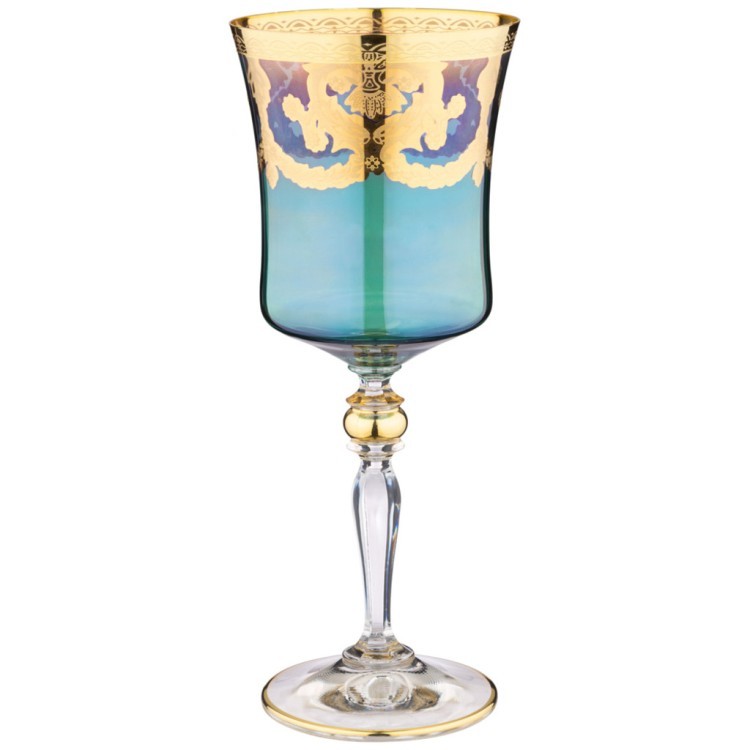 Набор бокалов для вина/воды из 6 штук 300мл "veneziano сolors" ART DECOR (326-078) Набор бокалов для вина/воды из 6 штук 300мл "veneziano сolors" ART DECOR (326-078)