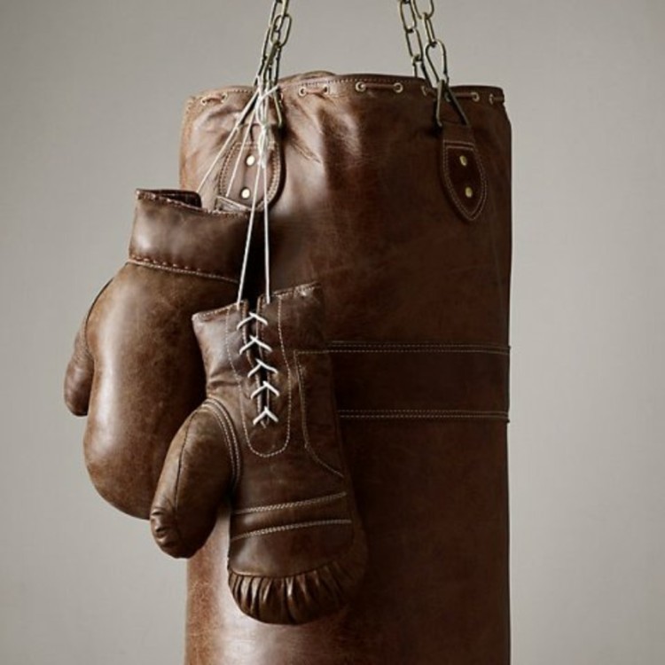 Перчатки для бокса T-SPO-OD-0019-Z, натуральная кожа, Brown, RESTORATION HARDWARE